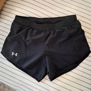 Under Armour Women's Athletic Black Running Shorts Medium